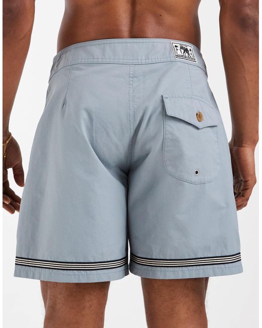 Rhythm Blue Stripe Trunk for men