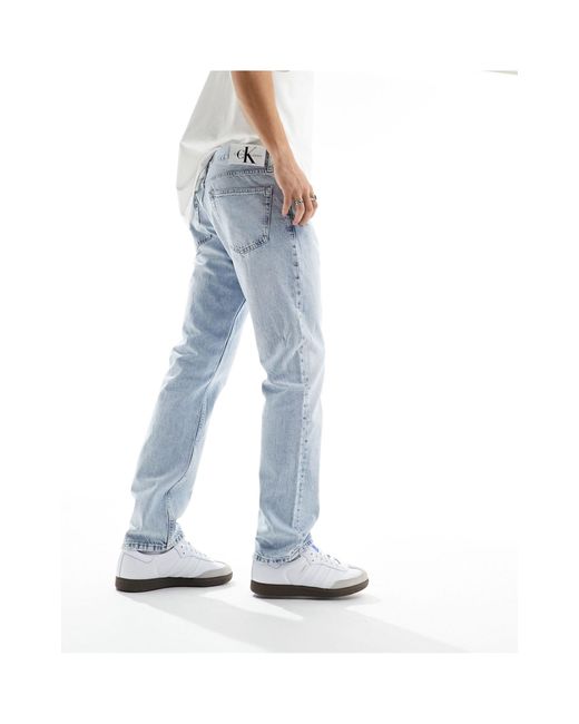 Calvin Klein – authentic – straight jeans in Blue für Herren