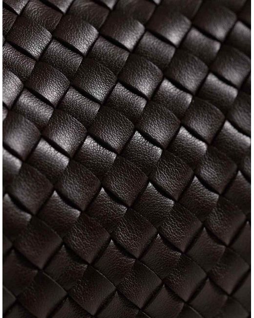 JW PEI Black Sharon Woven Crossbody Bag