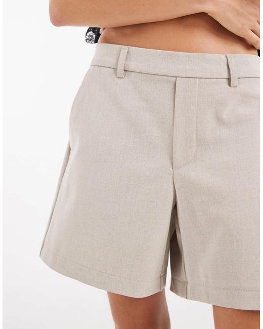 Short stretch ajusté - crème Object en coloris Multicolor