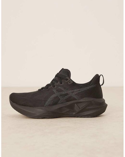 Asics Black Novablast Running Trainers