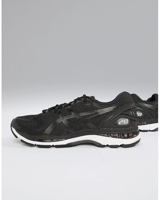 asics nimbus 20 mens black