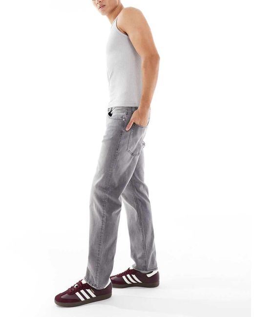 JJ Rebel Gray Adam Tapered Fit Jeans for men