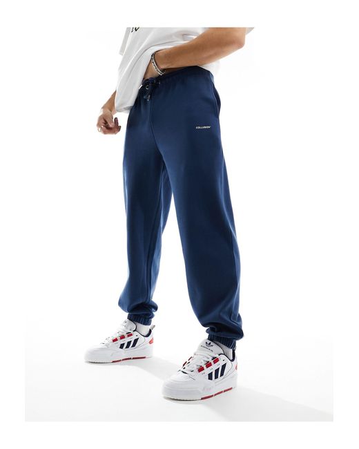 Collusion Blue Logo Trackies for men