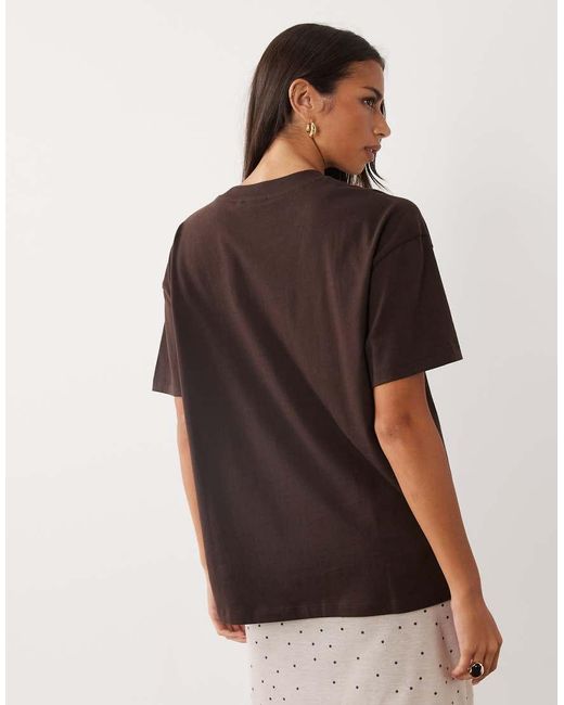 ASOS Brown Oversized T-shirt
