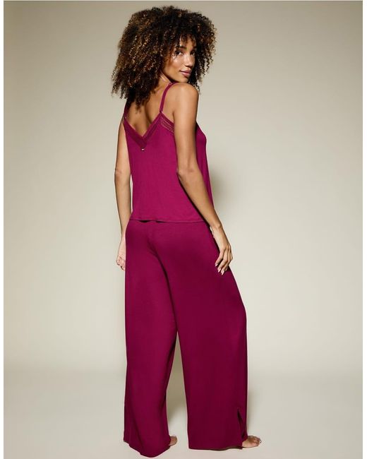 KBX Purple Ada Long Leg Cami Set