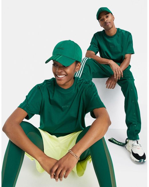 Ivy Park Adidas X T shirt in Green Lyst