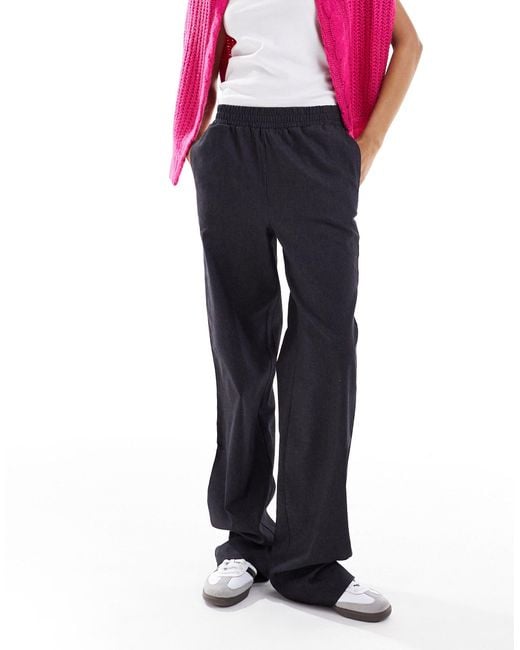 Noisy May Pink Pull On Casual Trouser