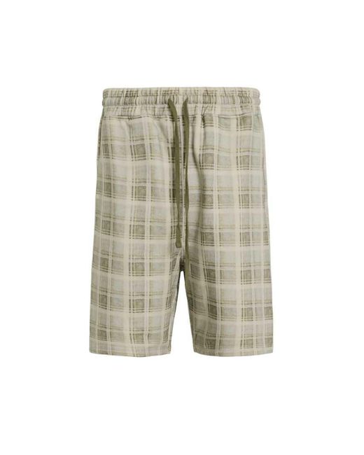 Pantalones Cortos Marrón Claro Empolvado De Tejido De Sudadera Benji De AllSaints de hombre de color Natural