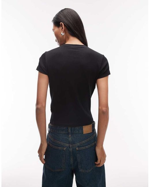 Dickies Blue Wellsville Baby Tee