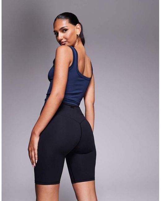 4505 Blue Icon 8 Inch Quick Dry High Waist legging Shorts