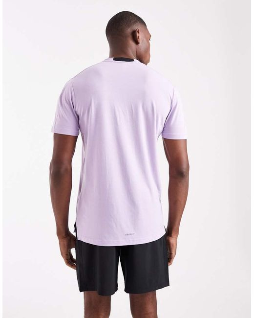 Adidas Originals Purple Adidas Training D4t T-shirt for men