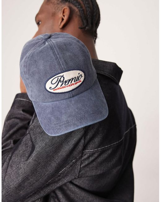 ASOS Black Baseball Cap With Graphic for men