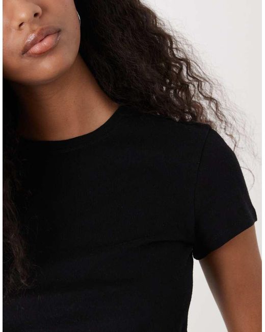 Weekday Black 90s Baby Tee