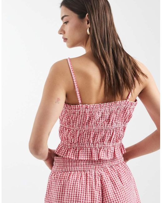 Aray Pink Cami Beach Top