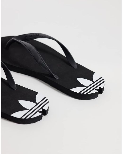 Adidas Originals Black Adisun Thongs