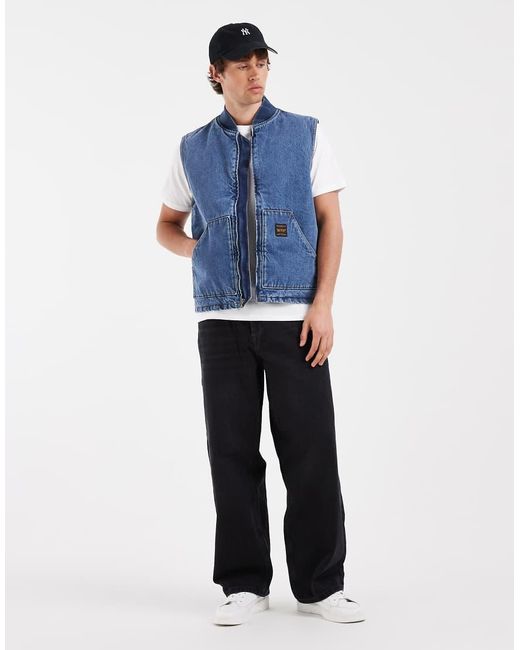Levi's Blue Workwear Denim Gilet