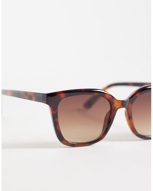 Mango Brown Oversized Sunglasses