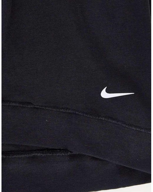 Nike Blue 3 Pack Cotton Stretch Trunks for men