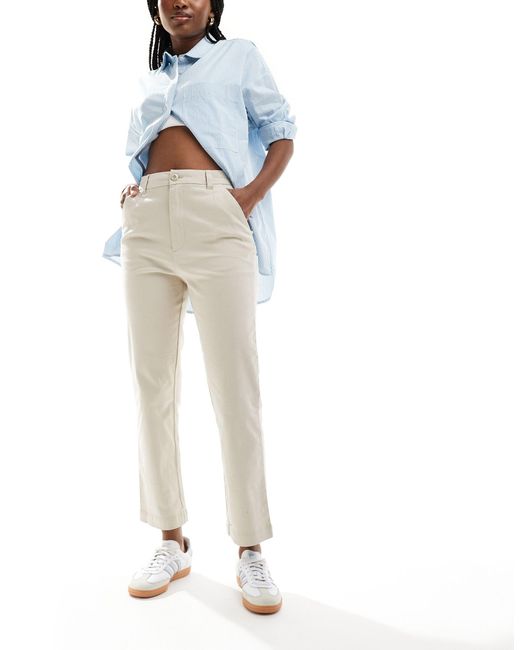 Pantalon chino - taupe ASOS en coloris White