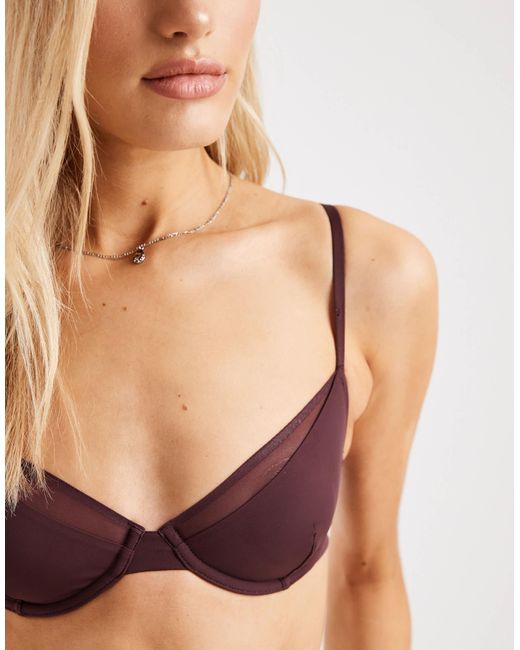 Cotton On Brown Double Layer Underwire Bra