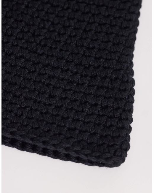 ASOS Blue Crochet Hat for men