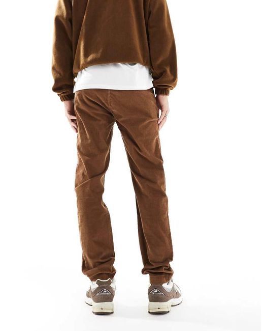 Levi's Brown Xx Chino Straight Cord Trousers for men
