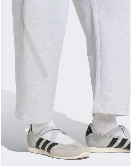 Adidas Originals White Adidas Z.n.e. Open Hem Pant