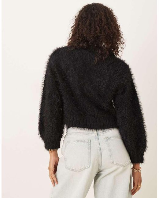 Glamorous Black Long Sleeve Jumper