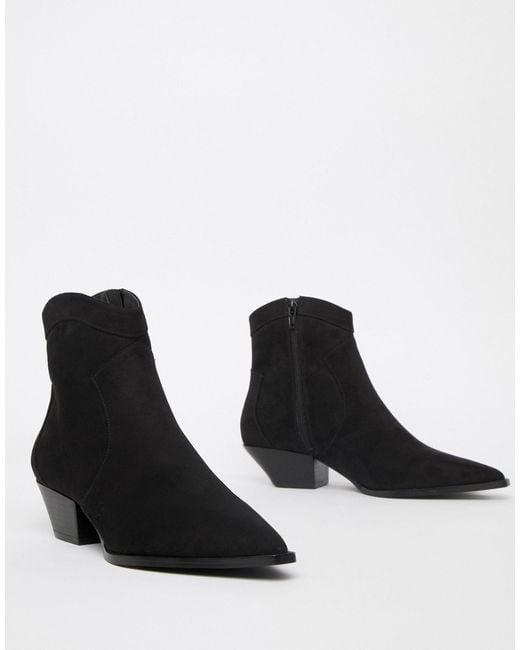asos western ankle boots