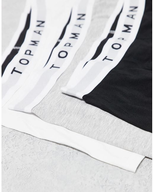 Topman White 5 Pack Briefs for men