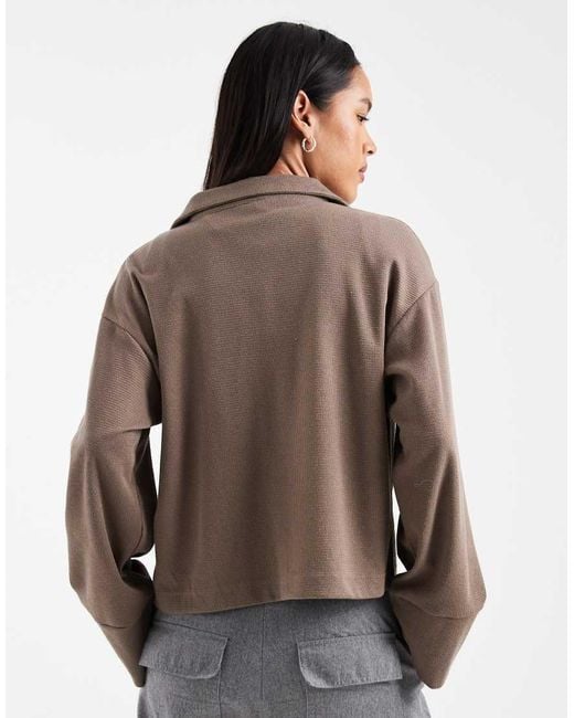 ONLY Brown Tie Front Cardigan
