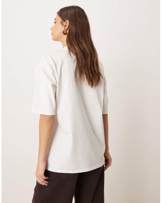 Calvin Klein White Oversized Fit Script Logo T-shirt