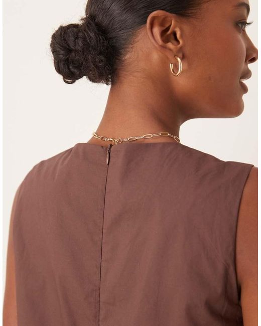 Glamorous Natural Smock Mini Dress