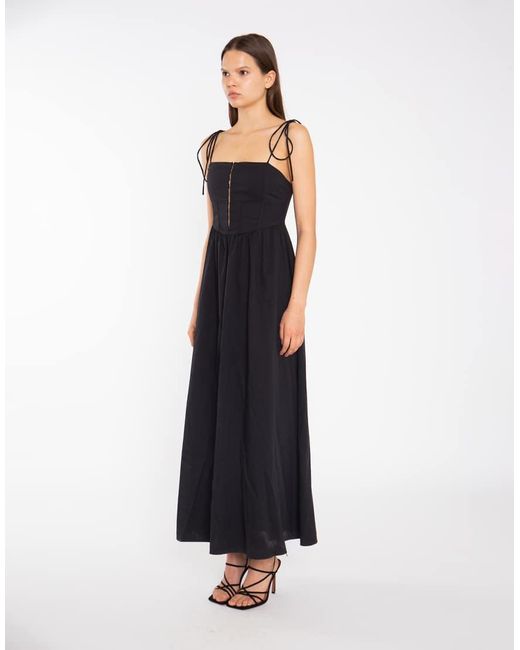 Glamorous Blue Corset Front Maxi-Dress