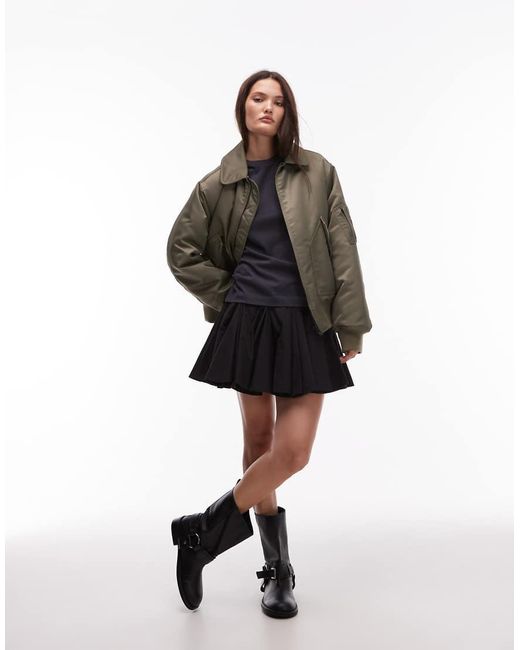 Falda Negra Tulip De AllSaints de color White