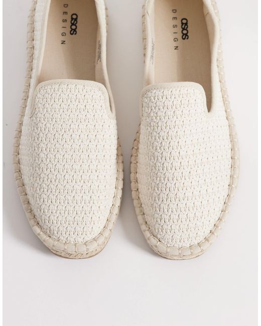 ASOS – espadrilles in Natural für Herren