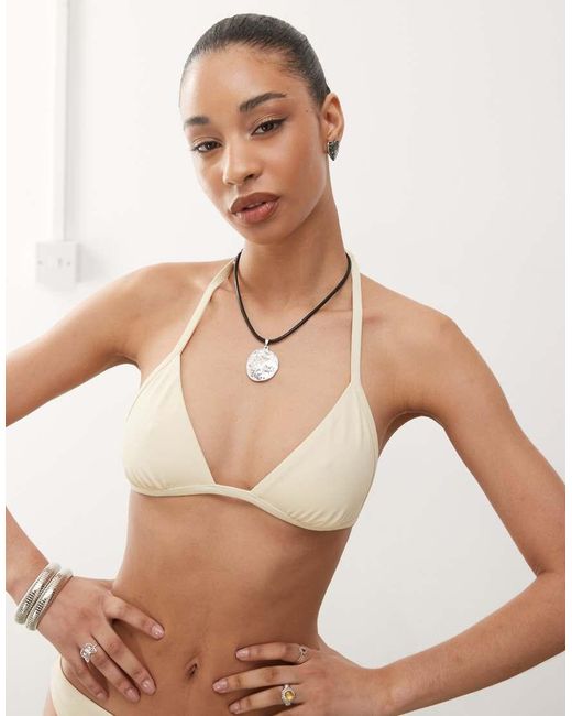 Weekday Bikinitop in het Natural