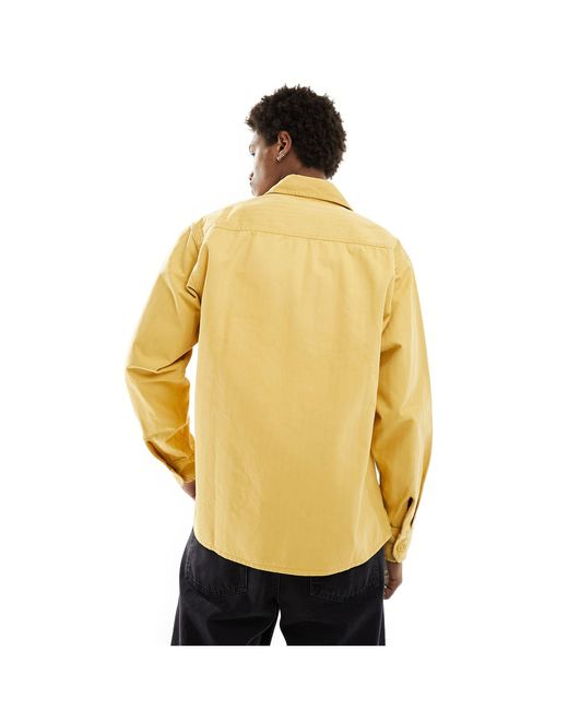 Rainer - camicia giacca gialla di Carhartt in Metallic da Uomo