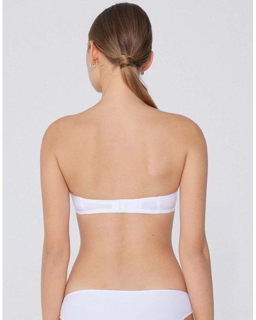 Tezenis Blue Madrid Super Padded Bandeau Bra