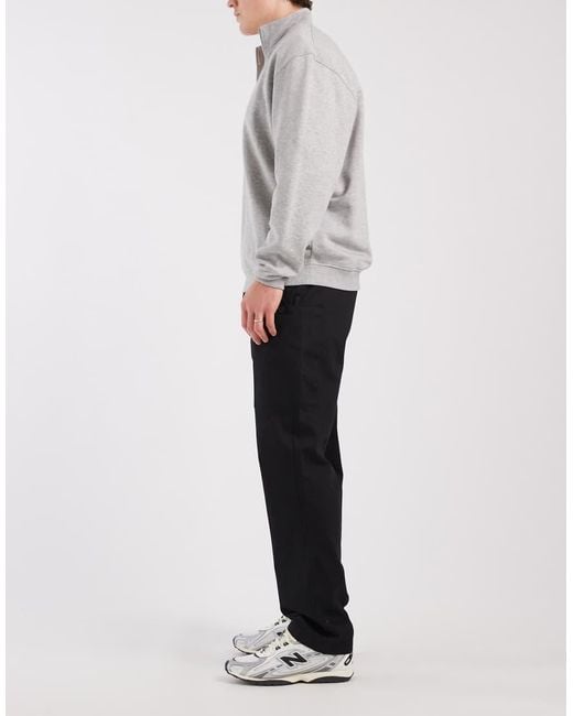 ASOS Gray Straight Cargo Pants for men