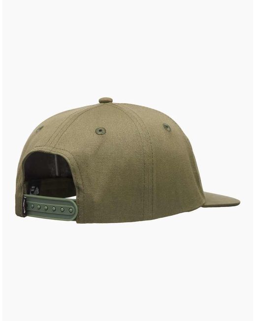 Billabong Green Burleigh Snapback Cap for men