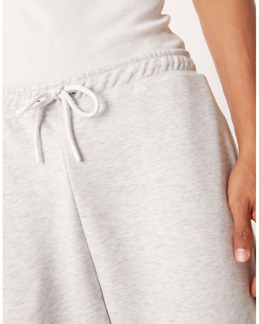 ASOS White Tapered Fit Loopback Sweatpants for men