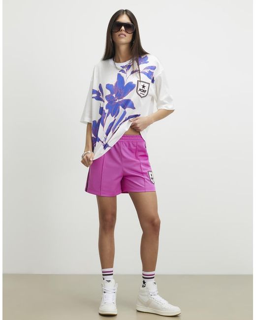 River Island Pink Pony Floral Sports T-Shirt