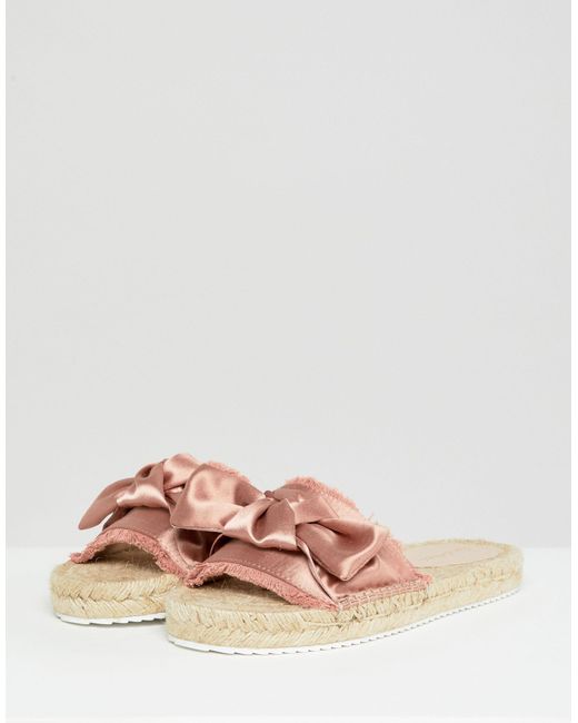 bow espadrille sandals