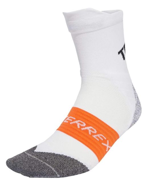 Adidas Originals White Terrex Xperior Climacool Trail Crew Socks