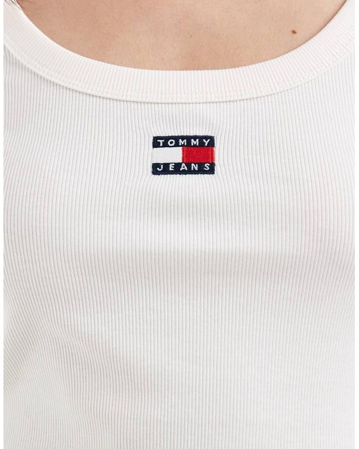 Tommy Hilfiger White Badge Slim Fit Rib T-shirt