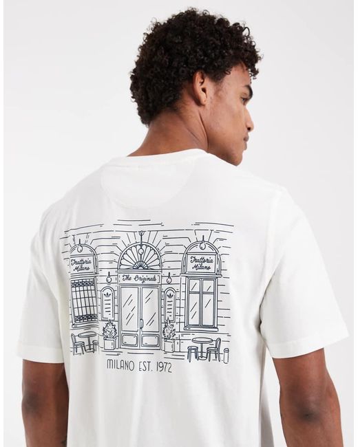 Adidas Originals White Milan T-shirt