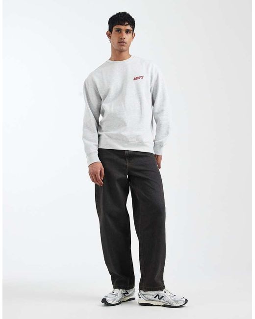 Levi's White Back Graphic Relaxed Sweatshirt for men