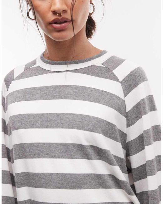 Collusion White Boxy Raglan Tee